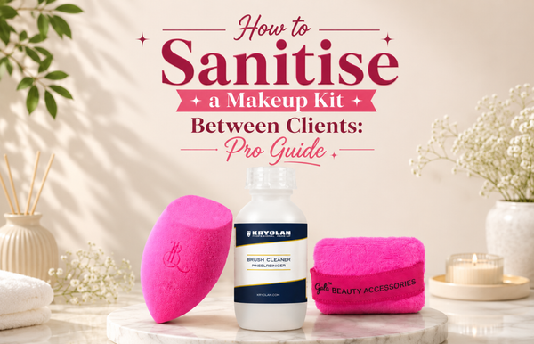 How to Sanitise a Makeup Kit Between Clients