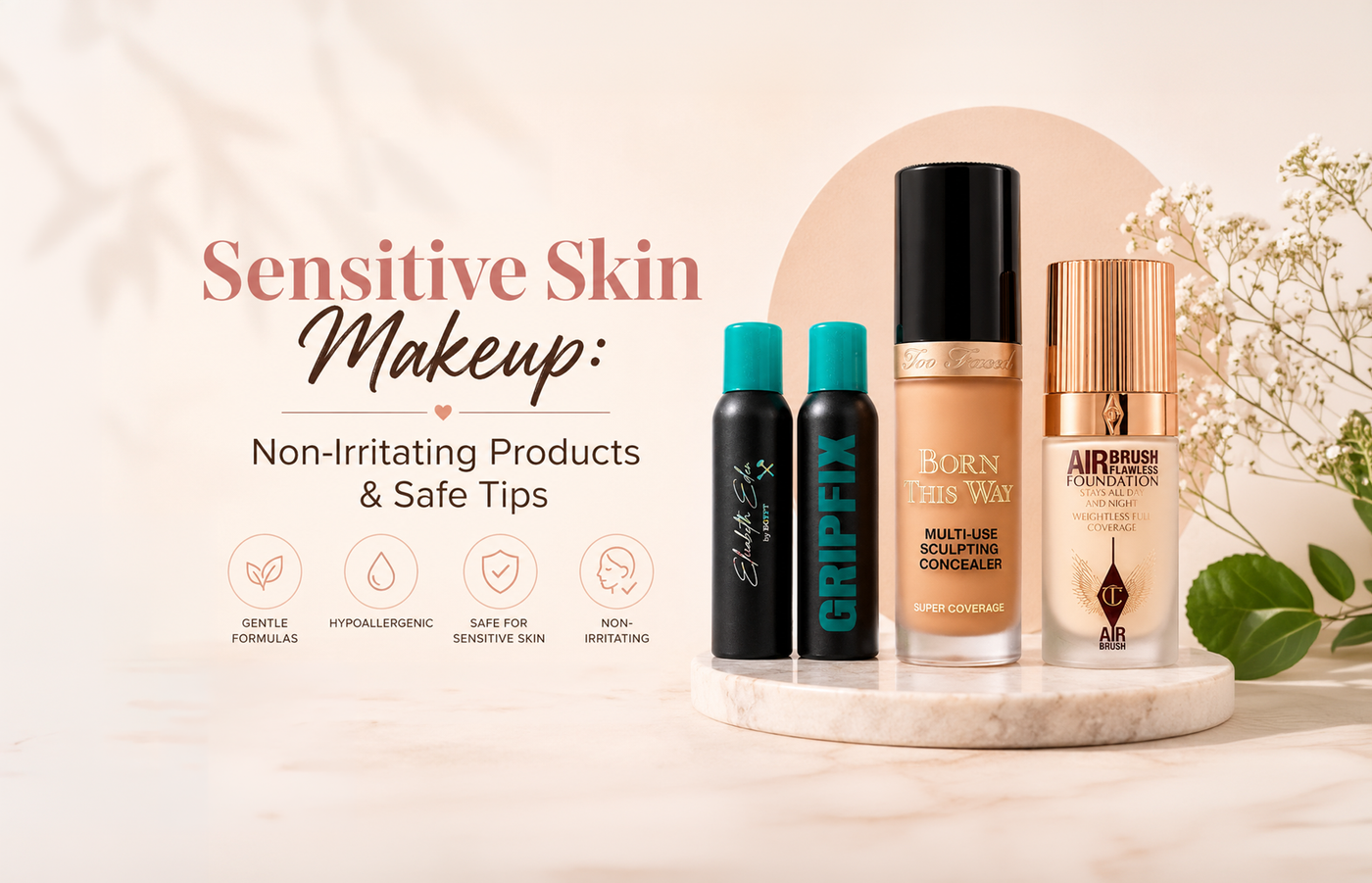 Sensitive Skin Makeup: The Complete Guide to Non-Irritating Products & Application Techniques