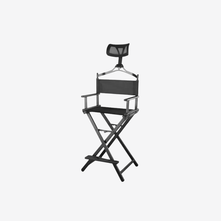 Portable Makeup Artist Chair with headrest